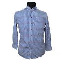 Campione 7818313 Cotton Stretch Faded Stripe Fashion Shirt