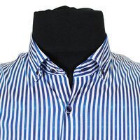 Campione 7818313 Cotton Stretch Faded Stripe Fashion Shirt