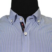 Campione 7818001S Cotton Mix Bengal Stripe Button Down Collar LS Shirt