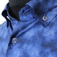Campione 7818307 Cotton Stretch Print  Button Down Collar LS Shirt