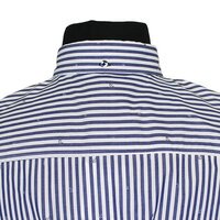 Campione 7818007 Cotton Stripe & Print  Button Down Collar LS Shirt