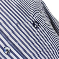 Campione 7818007 Cotton Stripe & Print  Button Down Collar LS Shirt