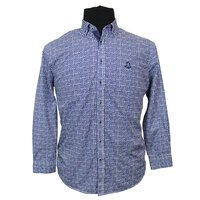 Campione 7818325 Cotton Print  Button Down Collar LS Shirt
