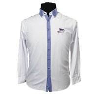 Campione 1705003 Cotton Mix Chambray Shirt with Detail