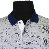 Campione 1915401 Pure Cotton Abstract Print Polo