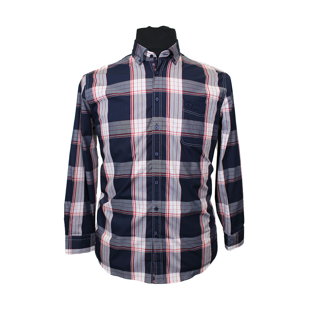 Campione 7818010 Cotton Mix Multi Check Fashion Shirt