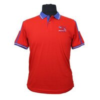 Campione 1915107 Pure Cotton Panel Sleeve Design Polo