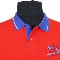 Campione 1915107 Pure Cotton Panel Sleeve Design Polo