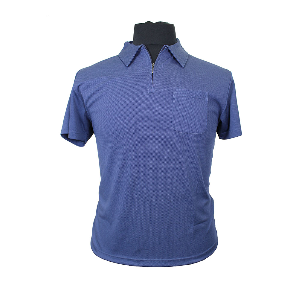 North56 73122 Cool Effect Zip Front SS Polo