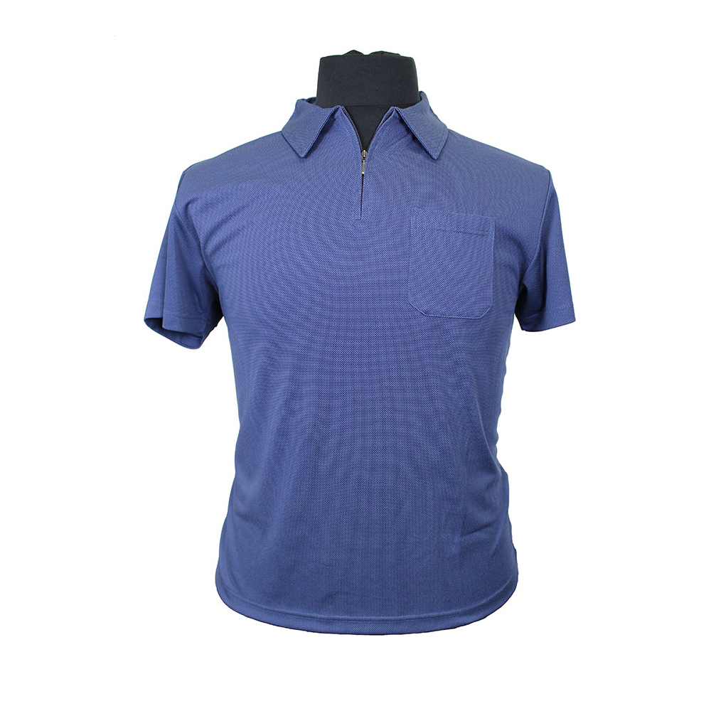 North56 73122 Cool Effect Zip Front SS Polo