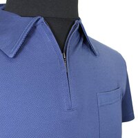 North56 73122 Cool Effect Zip Front SS Polo