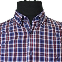 Casa Moda 728024 Pure Cotton Mini Check Shirt