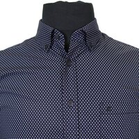 Casa Moda 728308 Pure Cotton Diamond Design Pattern Shirt