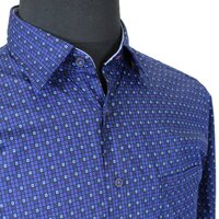Casa Moda 728333 Pure Cotton Multi Box Pattern Shirt