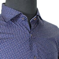 Casa Moda 728315 Pure Cotton Circles Design Pattern Shirt