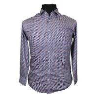 Casa Moda 728317 Pure Cotton Diagonal Pattern Shirt