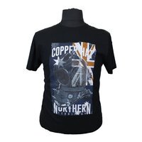 Replika 73359 Pure Cotton Copper Hat Print Tee