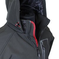 Kam KV39 Soft Shell Rain & Wind Resistant Removable Hood Jacket