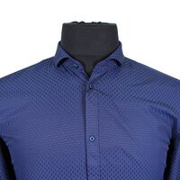 Mish Mash Leigh Poly Cotton Self Pattern Fashion Shirt