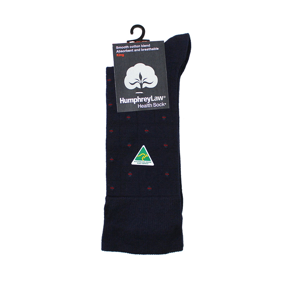 Humphrey Law Checkspot Cotton Sock 10-13