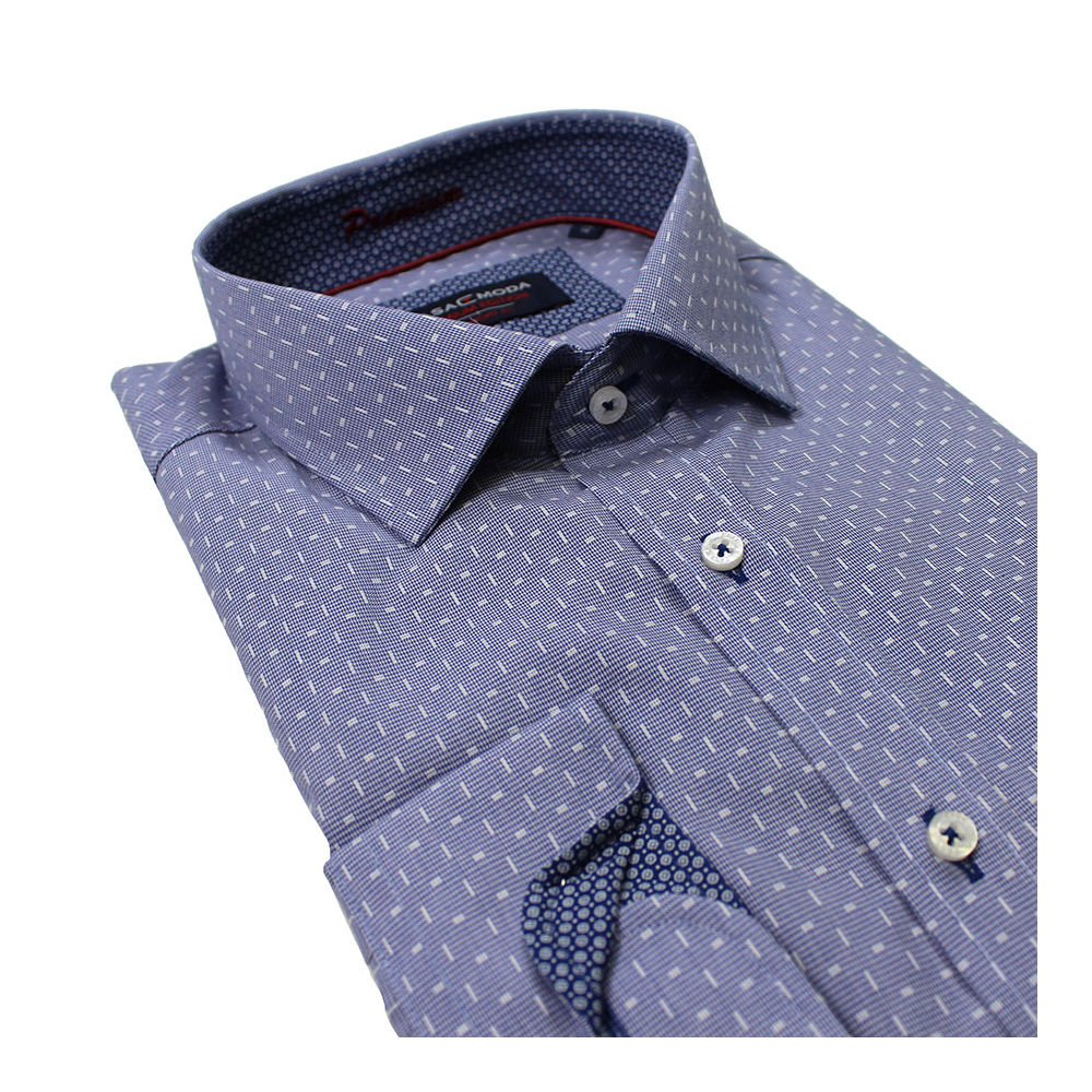 Casa Moda 835700 Cotton Woven Dash  Business Shirt