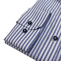 Casa Moda 3829529 Pure Cotton Stripe Pattern Modern Collar Style Shirt