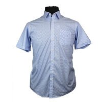 Casa Moda 9829047 Stretch Cotton Mini Print Fashion Shirt