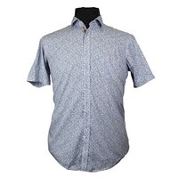 Casa Moda 9829764 Pure Cotton Blended Print Fashion Shirt