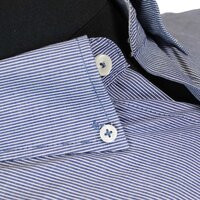 Casa Moda 9830788 Pure Cotton Pin Stripe Buttondown Collar Fashion Shirt