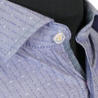 Casa Moda 9829061 Stretch Cotton Vertical Pattern Fashion Shirt