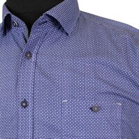 Casa Moda 9829042 Pure Cotton Multi Print with Sleeve Detail Shirt