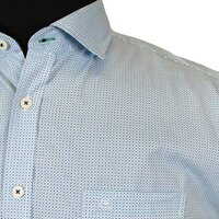 Casa Moda 9829767 Pure Cotton Micro Dot Print Shirt