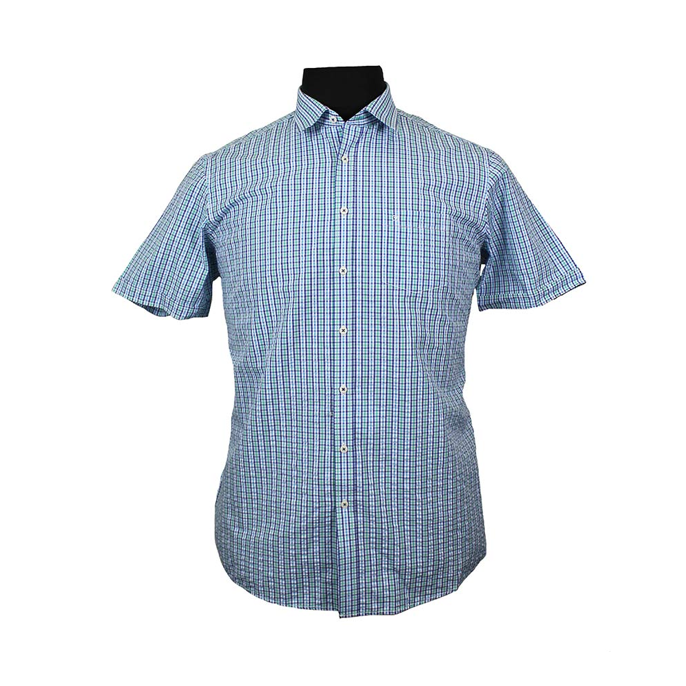 Casa Moda 9829769 Pure Cotton Classic Mini Check Shirt