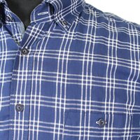 Casa Moda 9829044 Pure Cotton Check Button Down Collar Shirt
