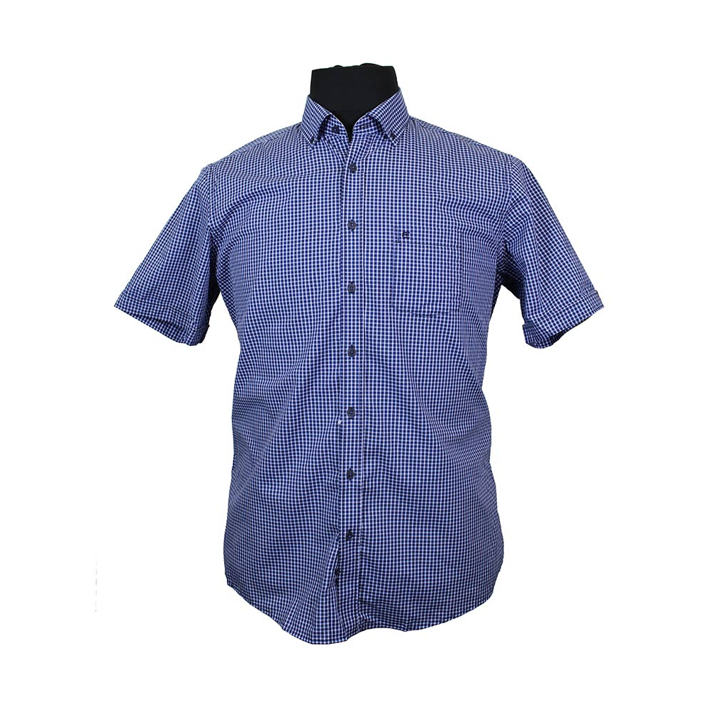 Casa Moda 9830747 Pure Cotton Neat Check Fashion Shirt