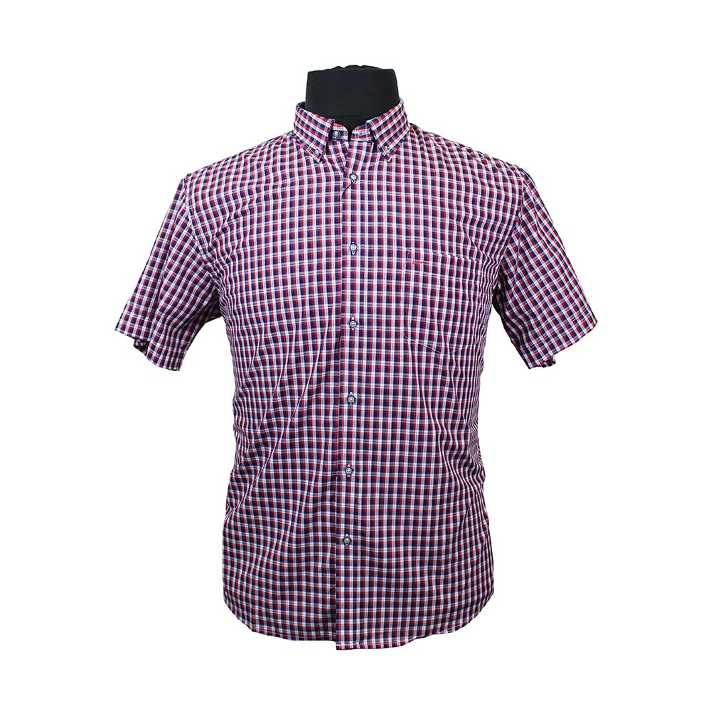 Kam 6145 Poly Cotton Mix Classic Check Shirt