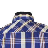 Kam 6148 Cotton Rich Retro Check with Twin Pocket Shirt