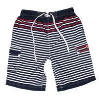 KAM 313 Horizontal Stripe Swim Beach Short