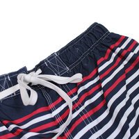 KAM 313 Horizontal Stripe Swim Beach Short