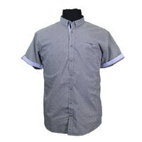 D555 Cotton Fine Check SS Shirt