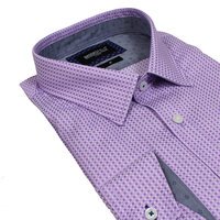 Brooksfield 1523 Luxe Cotton Micro Weave Pattern Fashion Shirt