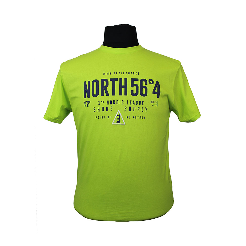 North 56 81132 Cotton Nordic League Print Tee