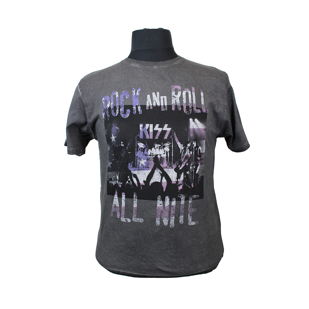 Replika 81391 Licensed Kiss Rock and Roll Fashion Tee