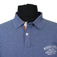 North 56 Cotton Mix Nordic Supply Logo Plain Polo