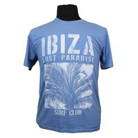 Kitaro Cotton Mix Ibiza Lost Paradise Print Tee