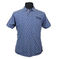 Kitaro 181565 Pure Cotton Cactus Pattern Fashion Polo