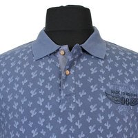 Kitaro 181565 Pure Cotton Cactus Pattern Fashion Polo