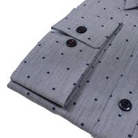 Brooksfield 1460 Cotton Stretch Spot Pattern Fashion Shirt