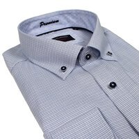 Casa Moda 51100 Pure Cotton Neat Pattern with Buttondown Collar