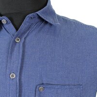 Replika 81338 Textured Cotton Small Box Pattern Fashion Shirt